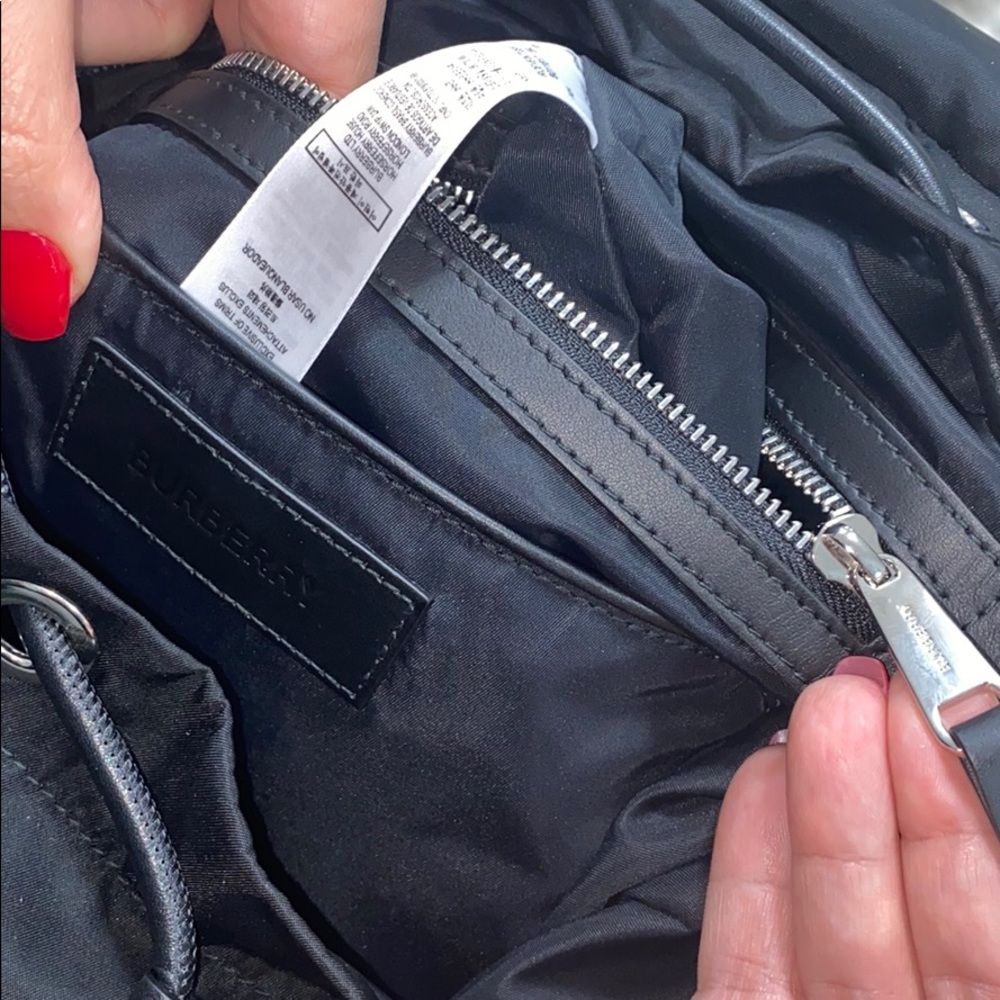 Burberry Nylon Medium Drawstring Backpack - image 5
